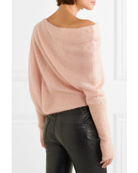 Tom Ford Off The Shoulder Mohair And Sweater