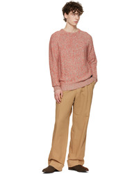 Ps By Paul Smith Orange Knit Sweater