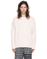 Thom Browne Pink 4 Bar Sweater