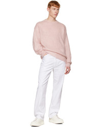 Auralee Pink Brushed Sweater