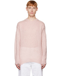 Auralee Pink Brushed Sweater