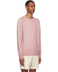 Theory Pink Cotton Sweater