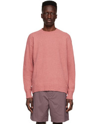 Auralee Pink Cotton Sweater
