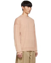 Maison Margiela Pink Linen Sweater