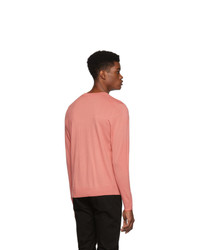 Ps By Paul Smith Pink Merino Sweater