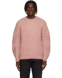 Jil Sander Pink Mohair Chunky Sweater