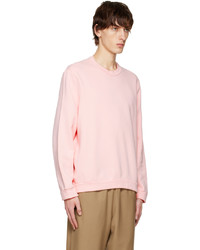 Camiel Fortgens Pink Raw Collar Sweater