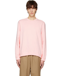 Camiel Fortgens Pink Raw Collar Sweater