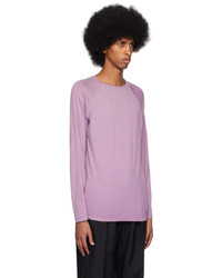 Dunhill Purple Gart Dye Sweater