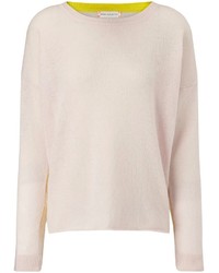 Chinti and Parker Rose Dandelion Cashmere Jumper