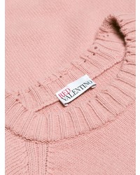 RED Valentino Ruffle Detail Sweater