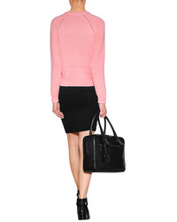 Alexander Wang T By Cotton Blend Crewneck Pullover In Persimmon