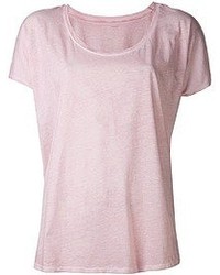Pink Crew-neck T-shirt