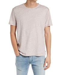 John Varvatos Clanton Linen Cotton T Shirt In Blush At Nordstrom