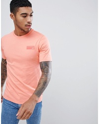 New Balance Classic T Shirt With Small Logo In Pink Mt81553 Fij