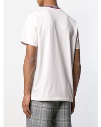 Marni Coloured Stripe Collar T Shirt
