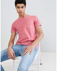 United Colors of Benetton Crew Neck T Shirt In Pink