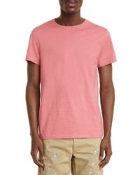 Double RL Crewneck T Shirt In Coral At Nordstrom