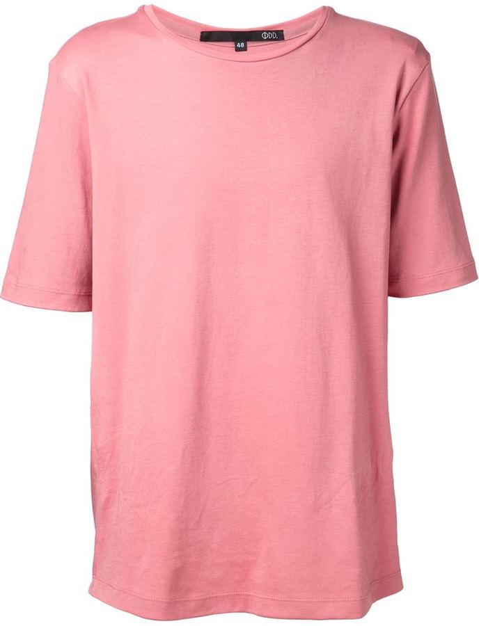 Out of Seam Tee Shirt in Baby Pink