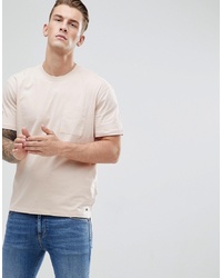 Esprit Dropped Shoulder T Shirt With Woven Pocket