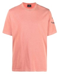 Paul Smith Embroidered Logo Organic Cotton T Shirt