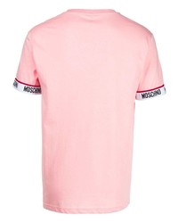 Moschino Logo Print Cotton T Shirt