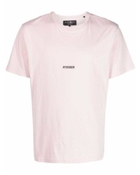 Hydrogen Logo Print Cotton T Shirt