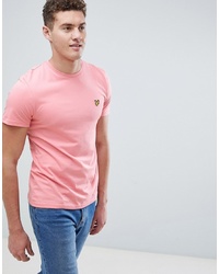 Lyle & Scott Logo T Shirt In Pale Pink