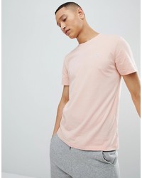 Abercrombie & Fitch Moose Icon Logo Crew Neck T Shirt In Coral
