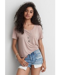American Eagle Outfitters O Soft Sexy Sky High T Shirt