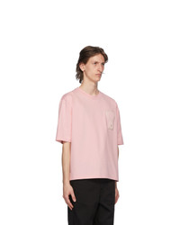 AMI Alexandre Mattiussi Pink Ami De Coeur T Shirt