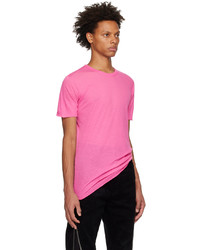 Rick Owens Pink Basic T Shirt