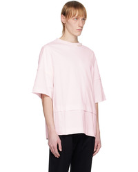 Simone Rocha Pink Beaded T Shirt