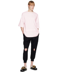 Simone Rocha Pink Beaded T Shirt