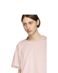 Sacai Pink Cotton T Shirt