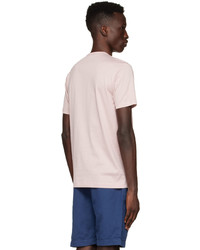 Sunspel Pink Cotton T Shirt