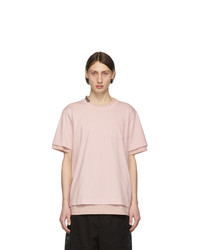 Sacai Pink Cotton T Shirt