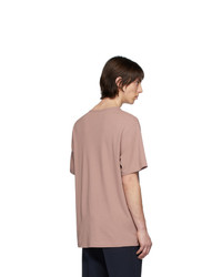 Lemaire Pink Crepe T Shirt