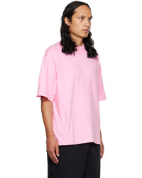 Acne Studios Pink Crewneck T Shirt