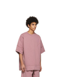 Jil Sander Pink Jersey T Shirt