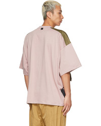 A. A. Spectrum Pink Khaki Alnnaji T Shirt