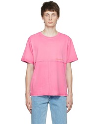 Eckhaus Latta Pink Lapped T Shirt
