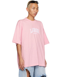 Vetements Pink Large T Shirt