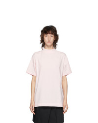 1017 Alyx 9Sm Pink Logo Mock Neck T Shirt