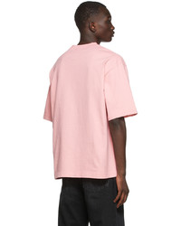 Acne Studios Pink Logo T Shirt