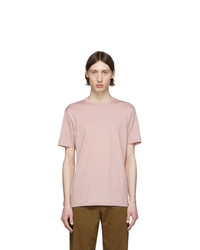 Sunspel Pink Pima Cotton Classic T Shirt