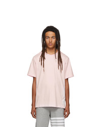 Thom Browne Pink Relaxed Side Slit T Shirt
