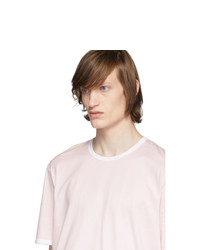 Thom Browne Pink Ringer T Shirt