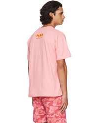 BAPE Pink Shark One Point T Shirt