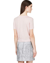 J Brand Pink Slub Horizon Kiki T Shirt